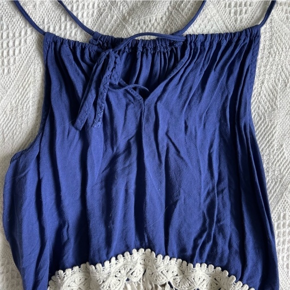 Kori | Blue Raindrop Tank Top - Picture 6 of 7